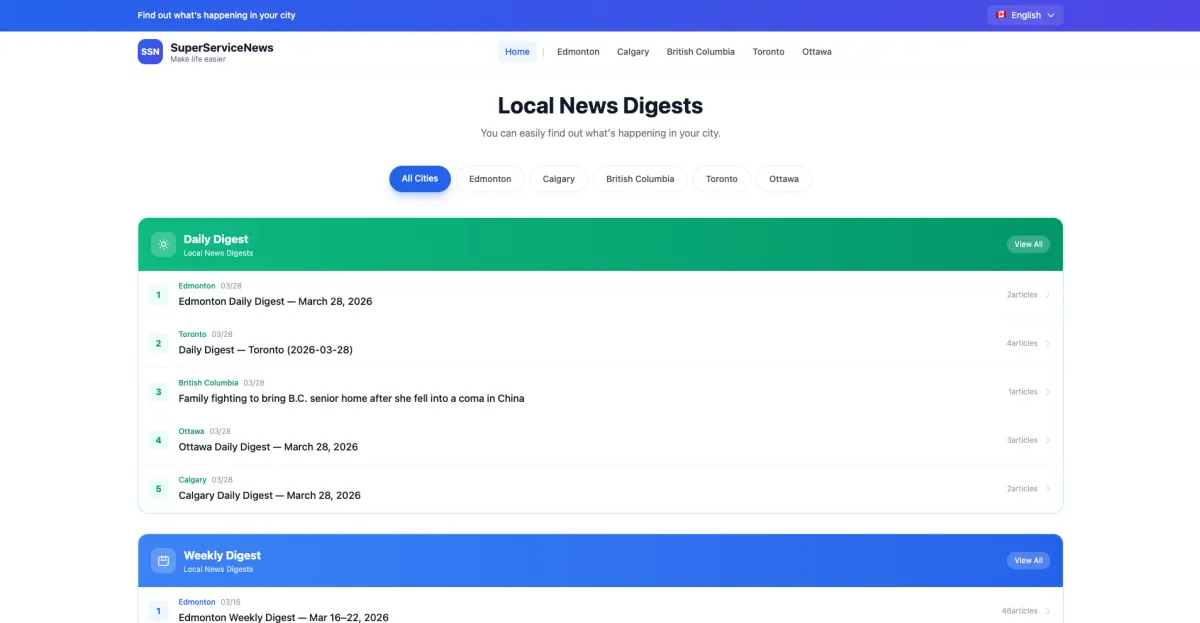 SuperService News screenshot